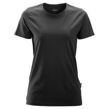 Snickers 2516 Dames T-Shirt | Zwart | vooraanzicht