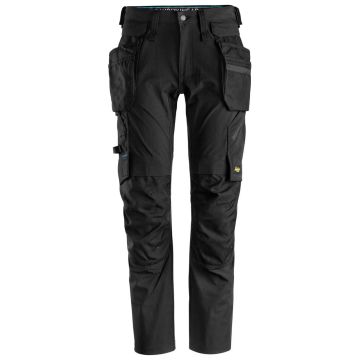 Snickers Werkbroek met afneembare Holsterzakken | SKU 6208 | Zwart | Achteraanzicht