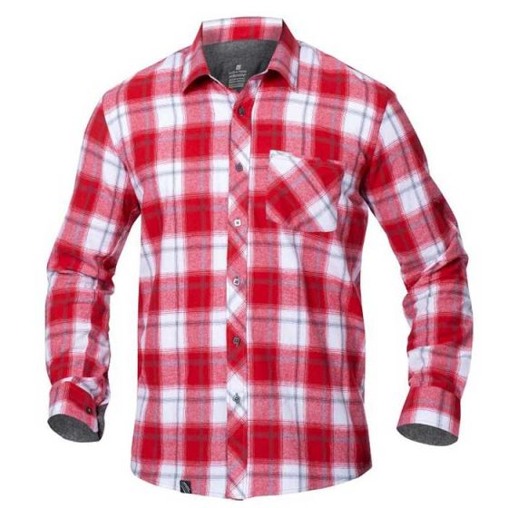 Ardon Optflannels Shirt | Rood | vooraanzicht