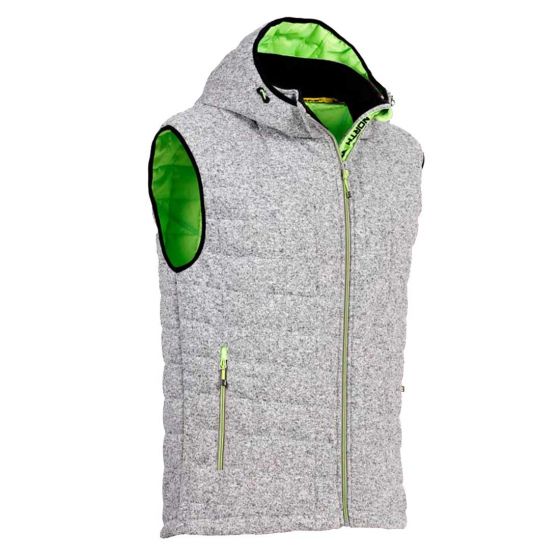 North Ways Teddy Hooded Softshell | Lichtgrijs | SKU 1131 | Driekwartsaanzicht