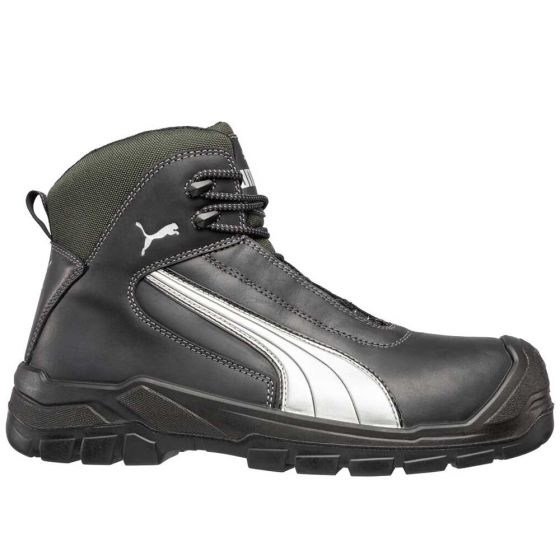 Puma Safety 630210 Cascades Mid Zwart/Grijs | zijaanzicht rechts