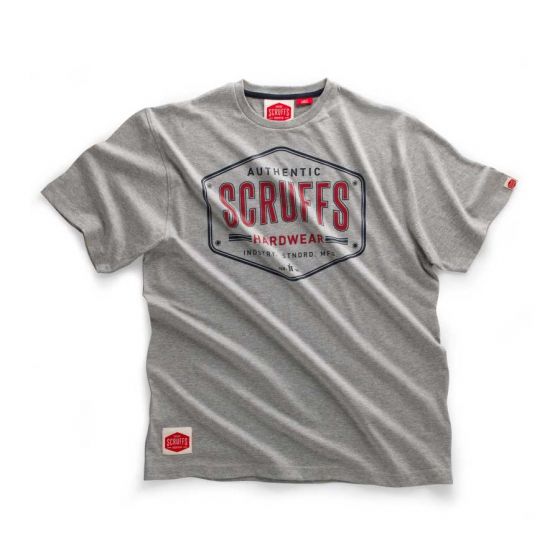 Scruffs Authentic Vintage T-shirt | grijs