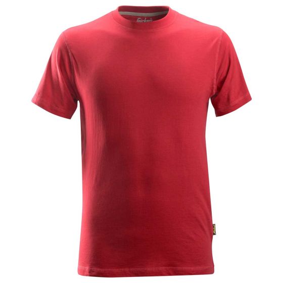 Snickers 2502 Classic T-shirt | Chili Red | vooraanzicht
