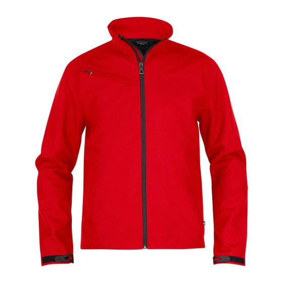 Texstar FJ79 Softshell Jacket | Rood | Vooraanzicht | SKU FJ79156000