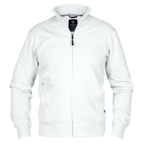 Texstar HC04 City Cardigan | Wit | vooraanzicht