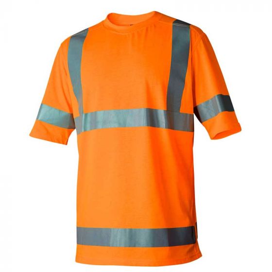 Top Swede 168 Hi-Vis T-shirt | Oranje | Vooraanzicht | SKU 168005