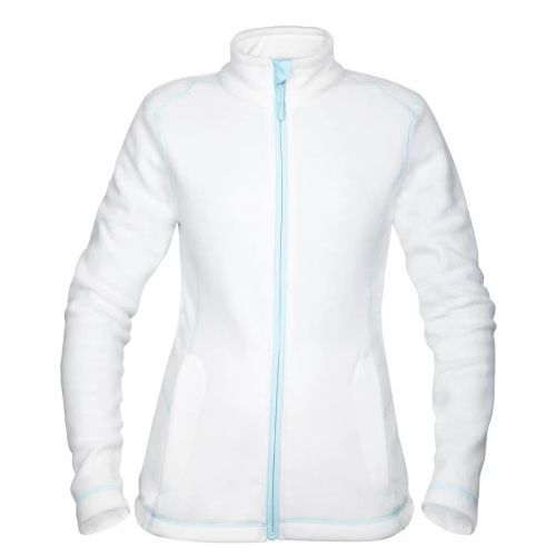 Ardon H2102 Dames Fleece Sweatvest | Wit | vooraanzicht