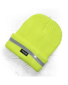 Ardon Spark Hi-Viz Muts | Geel | SKU 6053 | driekwartsaanzicht