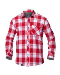 Ardon Optflannels Shirt | Rood | vooraanzicht