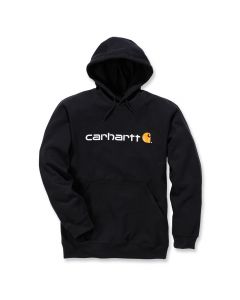 Carhartt 100074 Loose Fit Midweight Logo Graphic Sweatshirt | Zwart | vooraanzicht