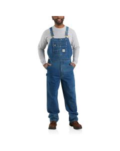 Carhartt 104672 Loose Fit Denim Bib Overall | model vooraanzicht