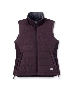 Carhartt Rain Defender™ Relaxed Fit Lightweight Insulated Vest | Dames | Paars / Blackberry | SKU 105984 | vooraanzicht