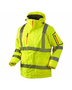 JAK Workwear 11-11136 Hi-Vis Parka | Fluorescerend Geel | vooraanzicht