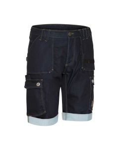 North Ways Bolt Korte Werkbroek | Denim | Sku 1282 | Driekwartsaanzicht