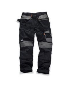 Scruffs 3D Trade Trousers | Zwart | vooraanzicht 