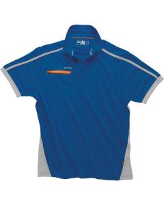 Scruffs Pro Active Zip Polo | Blauw | vooraanzicht