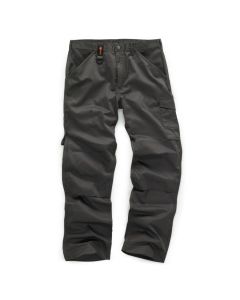 Scruffs Worker Trouser Graphite - vooraanzicht | Boudo, veilig en comfortabel werken