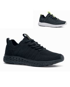 Shoes for Crews Everlight ECO | Dames | Zwart en Grijs/Zwart | SKUs 22330 en 22331 | Driekwartsaanzicht