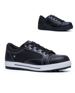 Shoes for Crews Fergus | Zwart | Driekwartsaanzicht