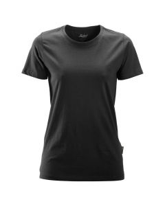 Snickers 2516 Dames T-Shirt | Zwart | vooraanzicht