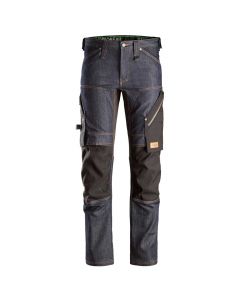 Snickers 6956 Flexiwork Denim Werkbroek+ | zonder holsterzakken | SKU 6956 | vooraanzicht