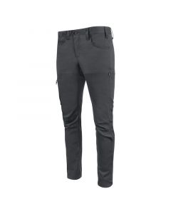 Texstar FP37 Functional Stretch Pants (Men) Dark Grey - driekwartsaanzicht | Boudo, veilig & comfortabel werken