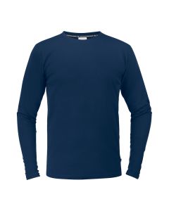Texstar TS17 Long Sleeve Stretch T-shirt | Navy | vooraanzicht