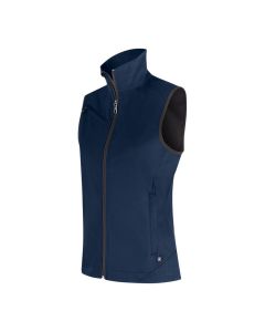 Texstar WV79 Softshell Vest | Navy | Driekwartsaanzicht | SKU WV79189000