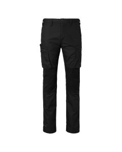 Top Swede 219 Stretch Service Werkbroek | Zwart | vooraanzicht