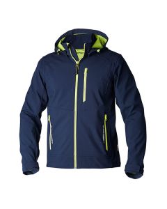 Top Swede 351 Softshell met Capuchon | Navy | Vooraanzicht | SKU 351021002 | Safety Trading Company