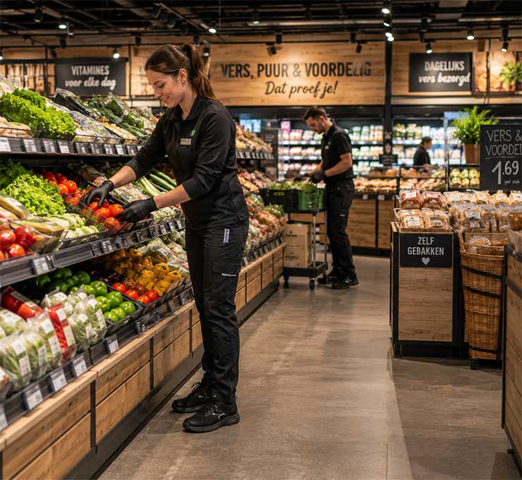 Supermarkt en verswinkels